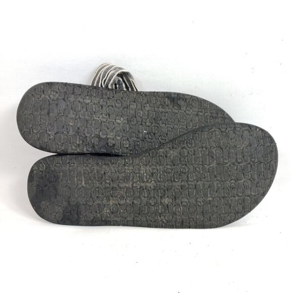 Sanuk Women's Size 7 Yoga Sling Sandals Gray Stripes - Picture 8 of 8